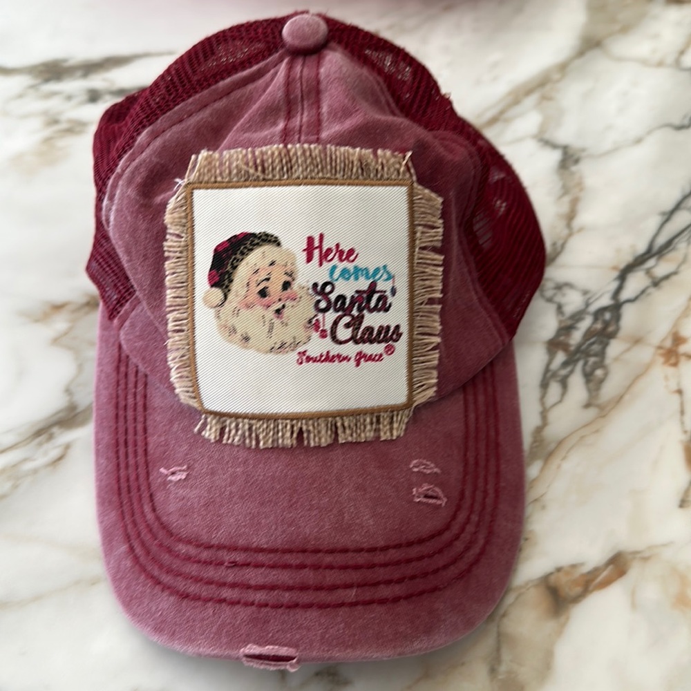 Here comes Santa hat